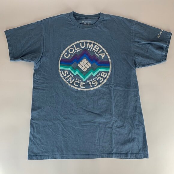 Lot of 6 Columbia Sportswear Multicolor Short Sleeve Crewneck Shirts Mens L and - Picture 2 of 9